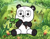 Un oso panda