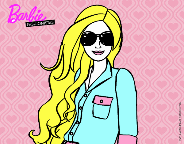 Barbie con gafas de sol