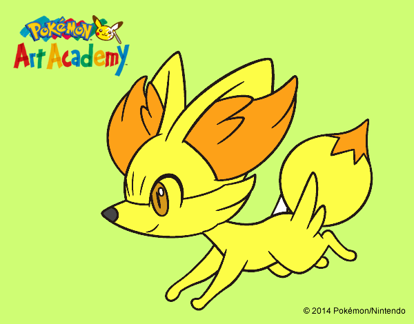 Fennekin corriendo