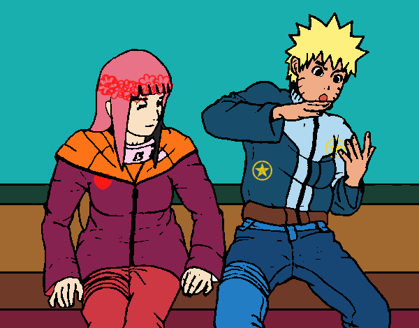 Hinata y Naruto