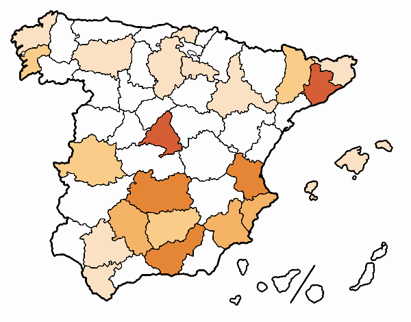 Las provincias de España