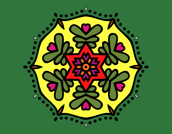 Mandala simétrica