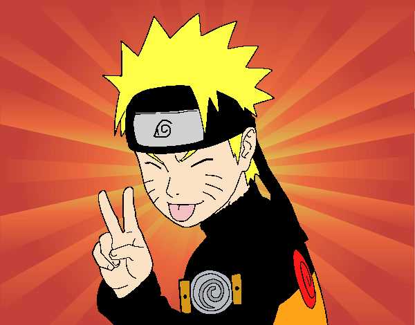 Naruto sacando lengua