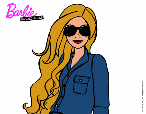 Barbie con gafas de sol