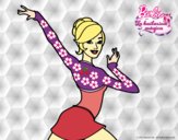 Barbie en postura de ballet