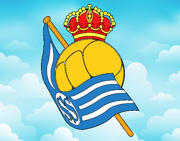 Escudo de la Real Sociedad de Fútbol