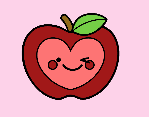 Manzana corazón