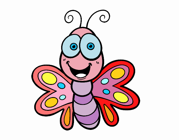 Mariposa sonriente