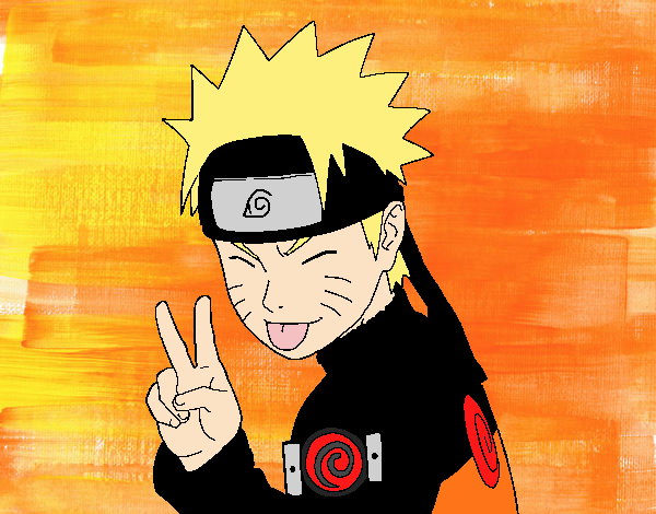 Naruto sacando lengua