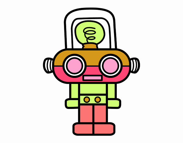 Robot con luz