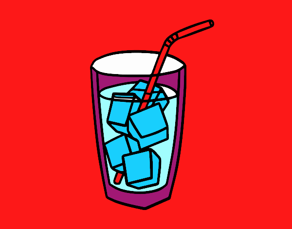 Un vaso de refresco