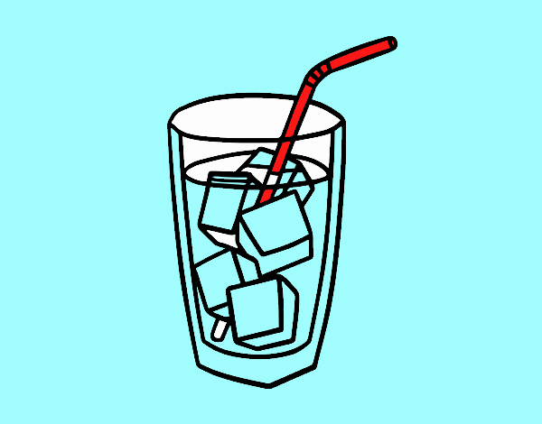 Un vaso de refresco