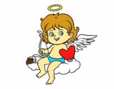 Cupido en una nube