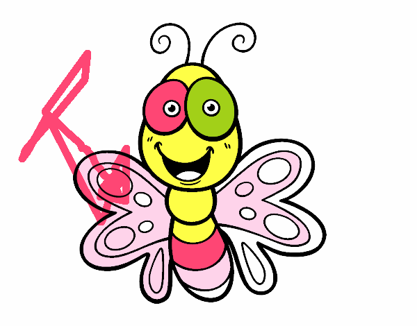 Mariposa sonriente