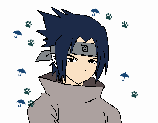 Sasuke enfadado