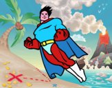 Superman volando