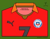 Camiseta del mundial de fútbol 2014 de Chile