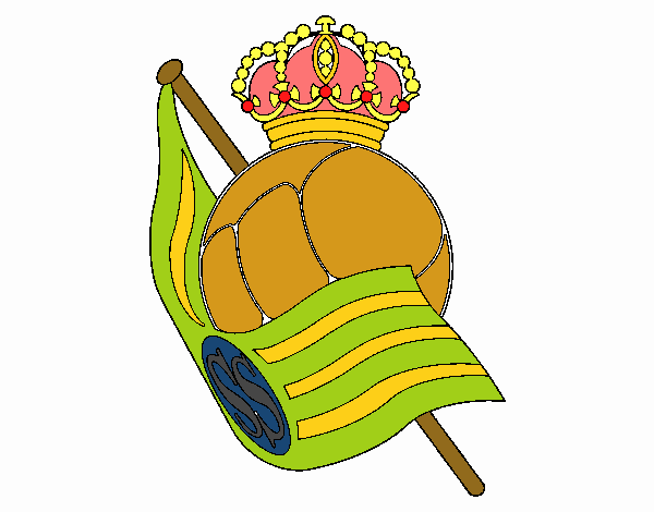 Escudo de la Real Sociedad de Fútbol