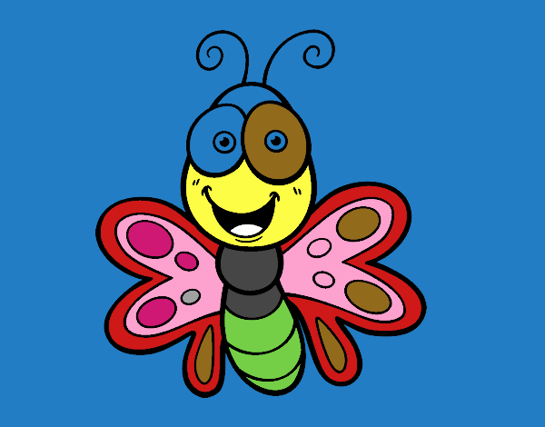 Mariposa sonriente