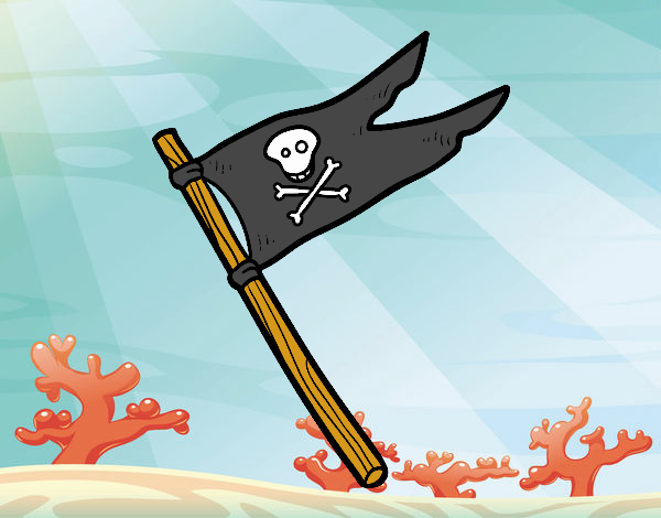 Una bandera pirata