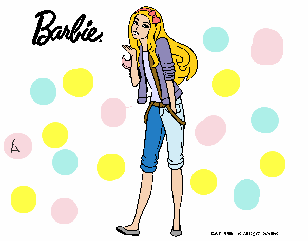 Barbie con look casual