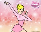 Barbie en postura de ballet