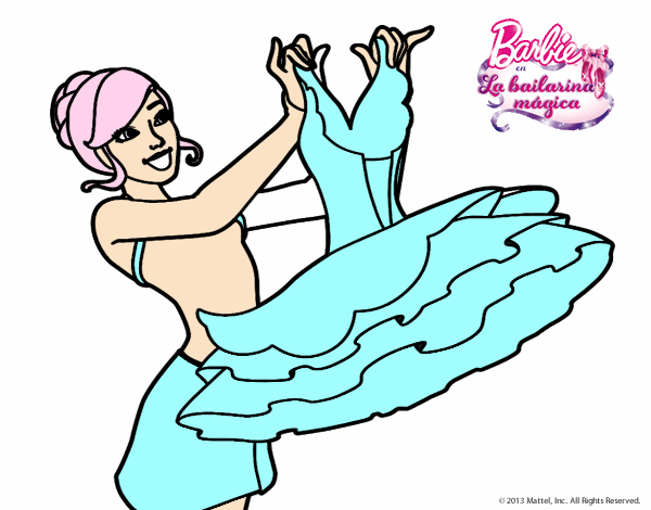 Barbie y su vestido de ballet