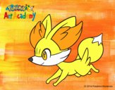 Fennekin corriendo