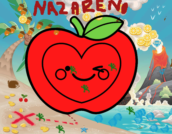 Manzana corazón