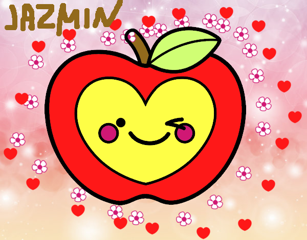 Manzana corazón