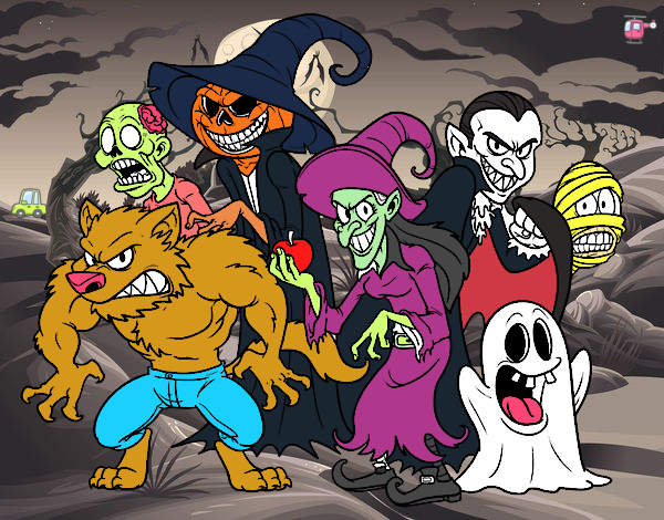 una noche embrujada dale me gusta o estos tipos iran a su casa en hallowen