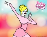 Barbie en postura de ballet