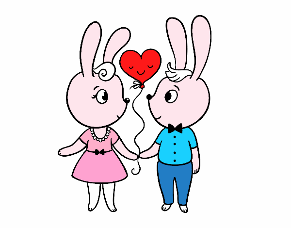 los conejos enamorados