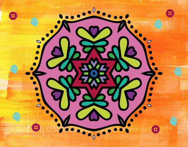 Mandala simétrica