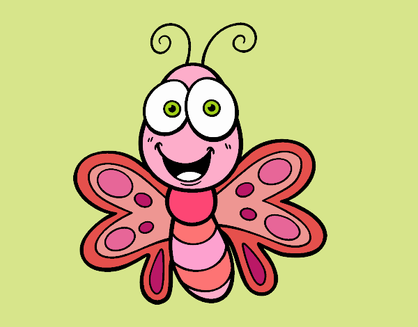 Mariposa sonriente