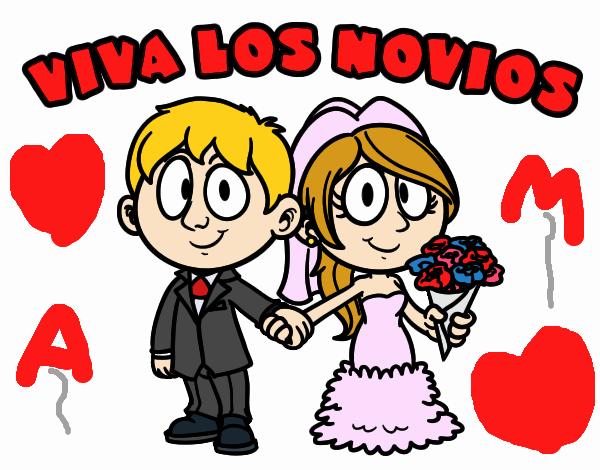 Dibujo De Viva Los Novios Pintado Por En Dibujos Net El D A A