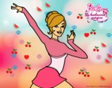 Barbie en postura de ballet