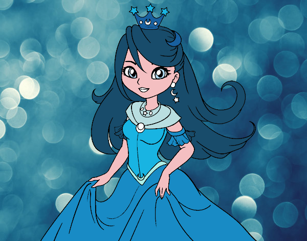 la princesa valentina azul