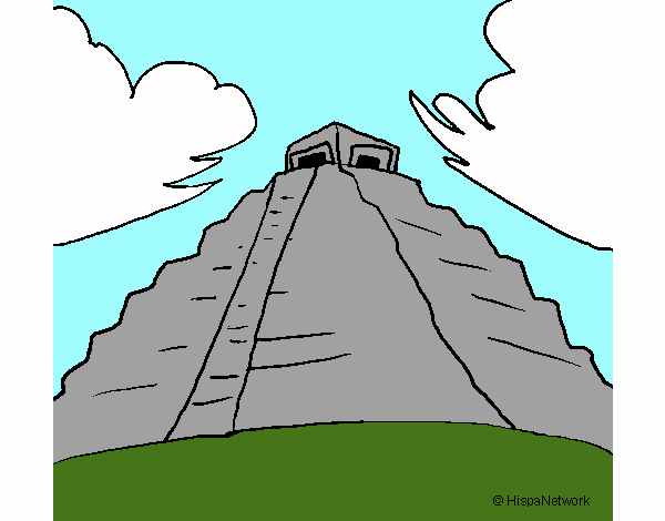 Dibujo de piramide maya pintado por en  el día 29-09-22 a las  20:01:26. Imprime, pinta o colorea tus propios dibujos!
