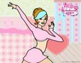 Barbie en postura de ballet