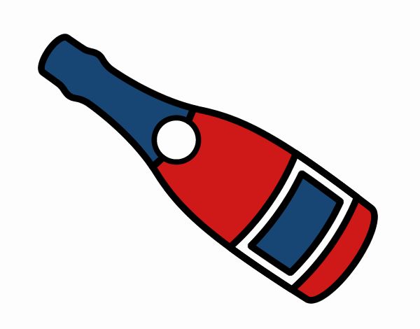 Botella de champagne