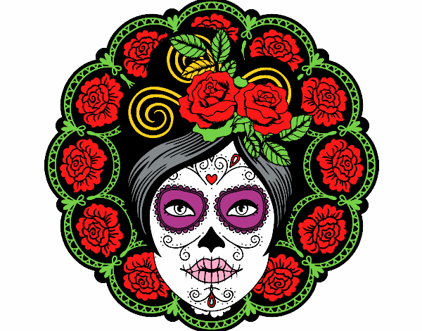 Calavera mejicana femenina