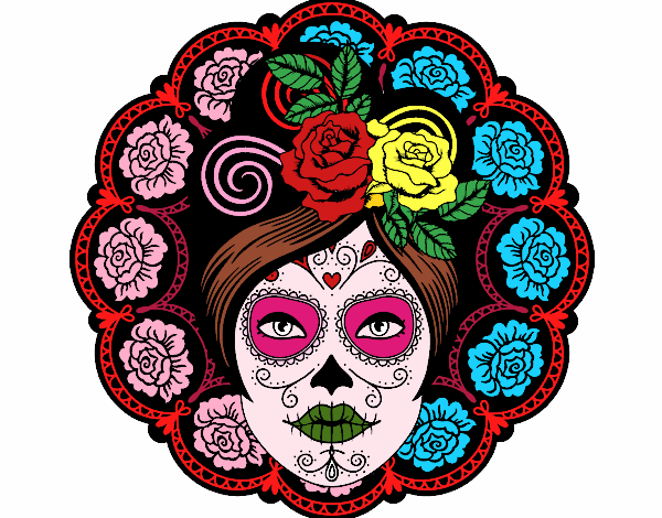 Calavera mejicana femenina