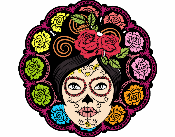 Calavera mejicana femenina