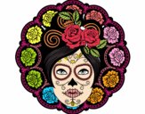 Calavera mejicana femenina