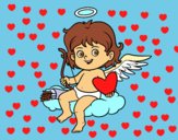 Cupido en una nube