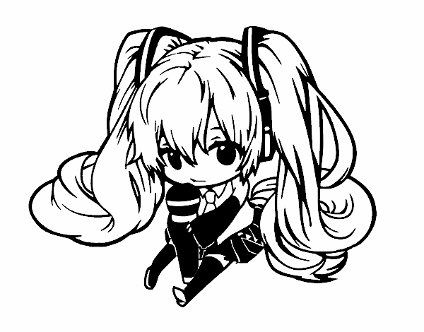 Miku Chibi vocaloid