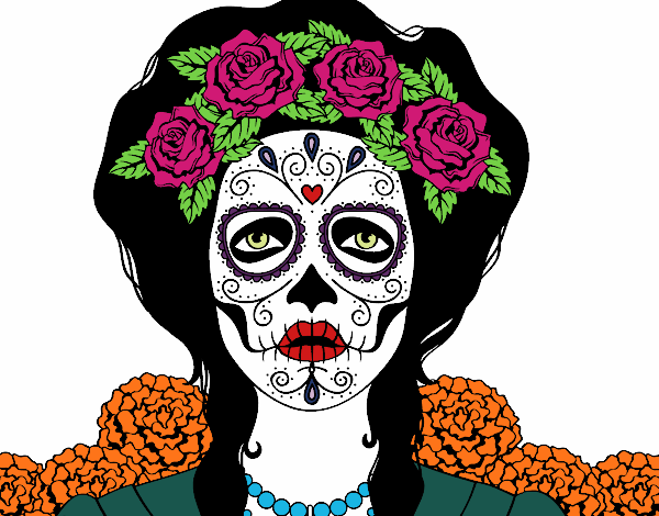 Mujer calavera mejicana