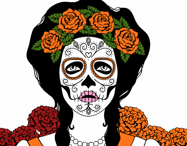 Mujer calavera mejicana