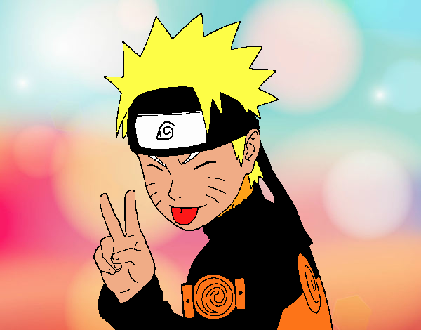 Naruto sacando lengua